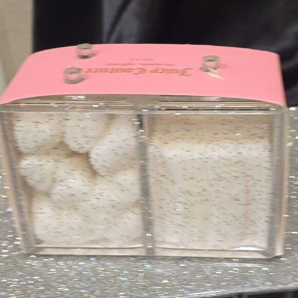 Juicy Couture Home Glitter Infused Cosmetic Organizer w/Cotton Products - Picture 4 of 8
